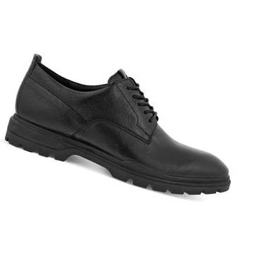 Men's Ecco Citytray Avant Plain Toe Dress Shoes Black | Canada 506QMA